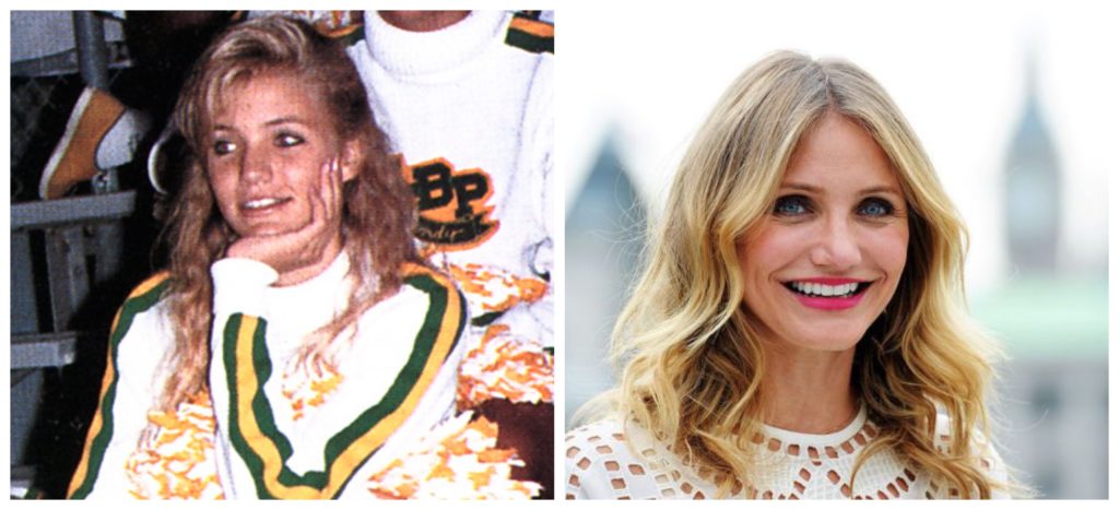 Cameron Diaz was a cheerleader for Long Beach Polytechnic High School celebrities who were cheerleaders