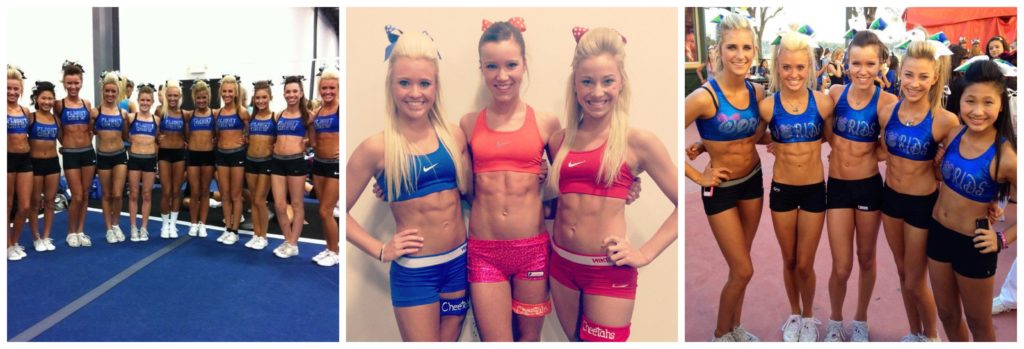 cheer athletics cheetahs Jamie Andries Reagan West Peyton Mabry