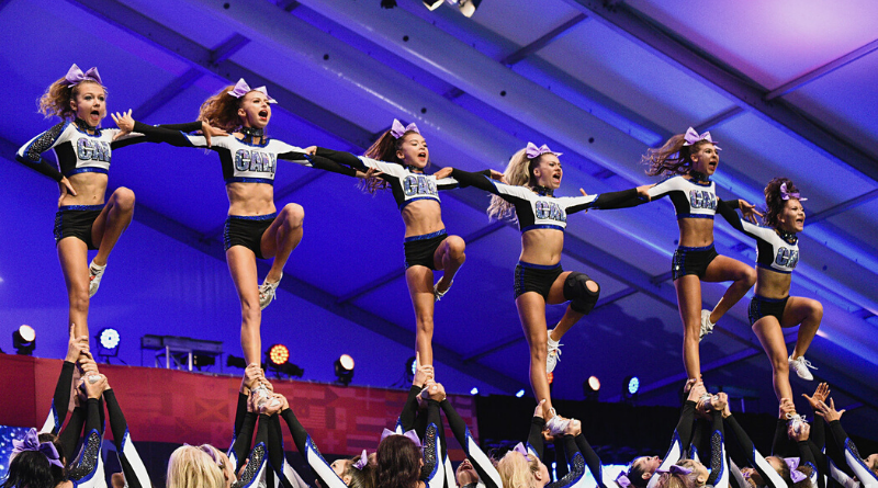 the California allstars sparkle at the cheerleading worlds 2017