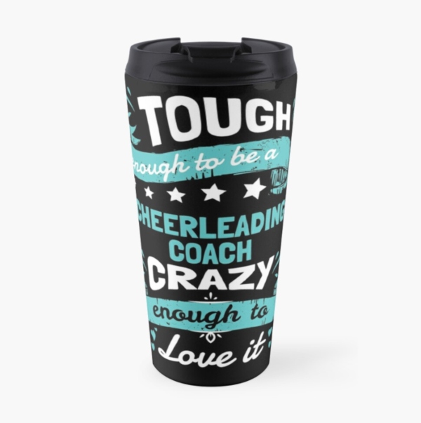 cheerleading gifts for coaches travel mug