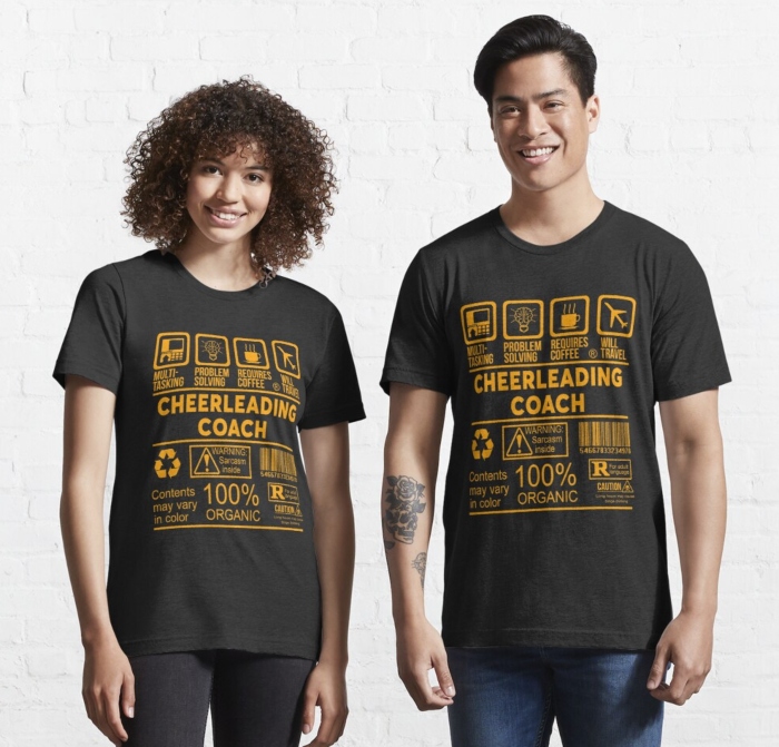 tshirt for cheerleading coaches