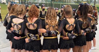 What Is the New IASF Full Top Uniform Rule? IASF cheerleading full top uniform rule featuring uniforms from champion cheer