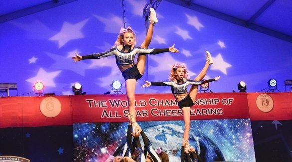 the California allstars sparkle cheer worlds 2017