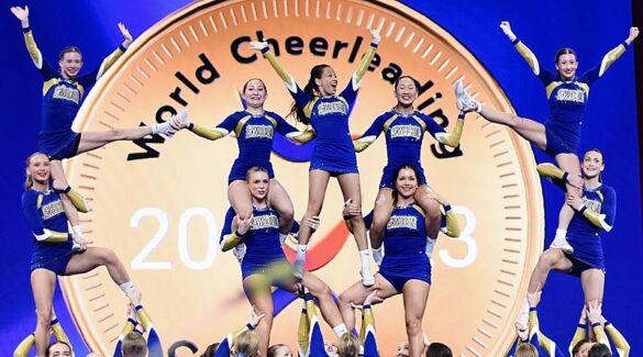 team Sweden all girl premier ICU cheerleading world championship